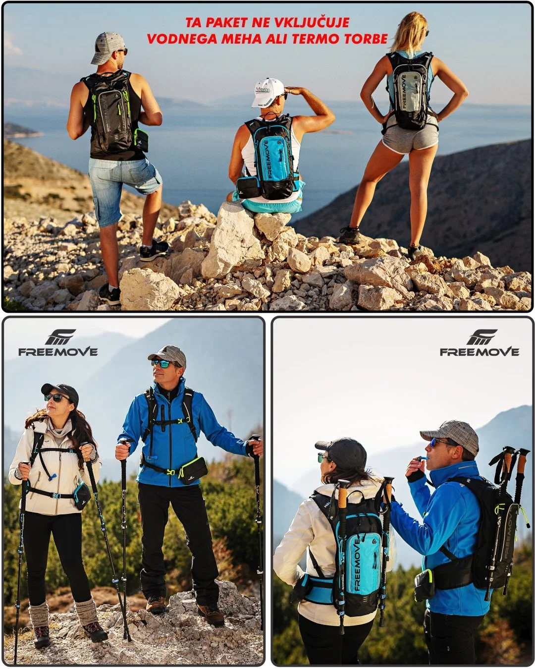 Športni nahrbtnik 10L - črn - Image 6