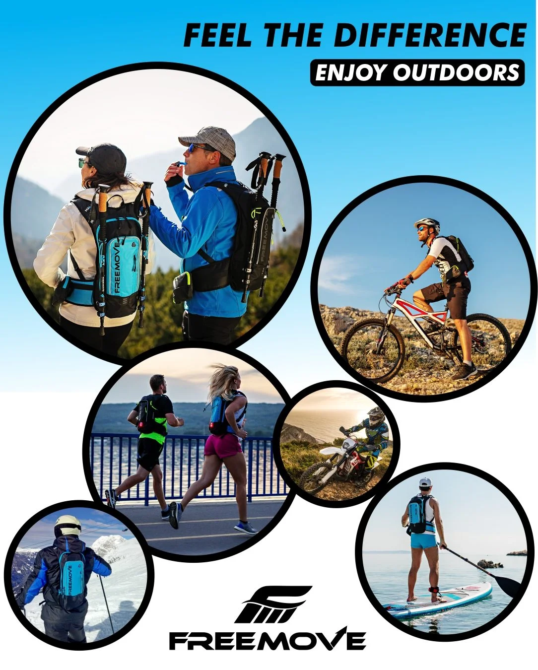 Športni nahrbtnik 10L - črn - Image 10