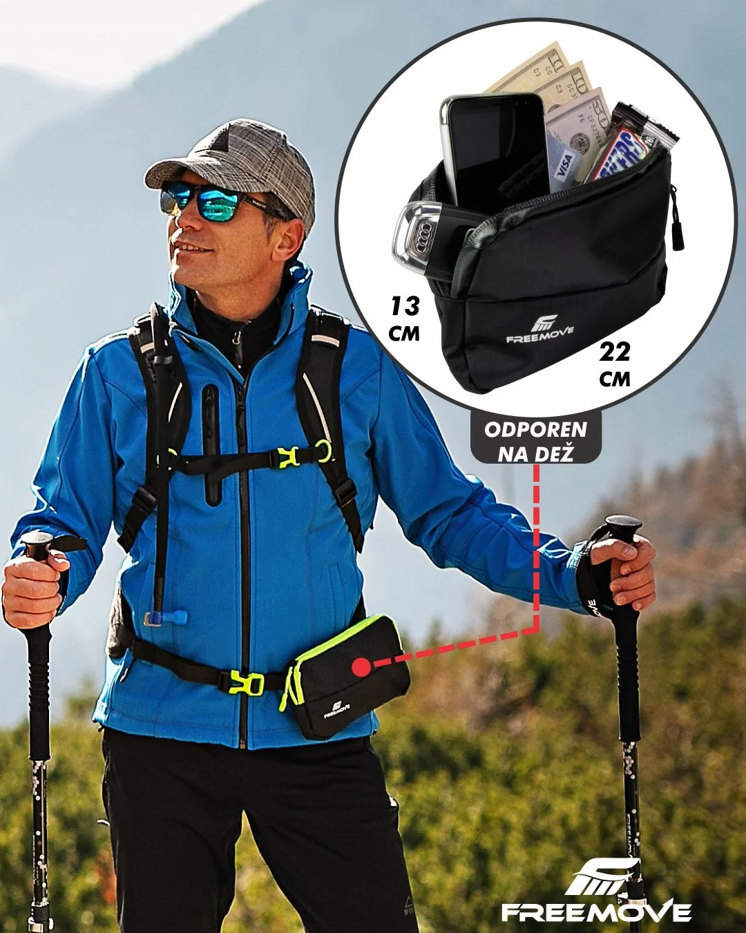 Športni nahrbtnik 10L - črn - Image 4